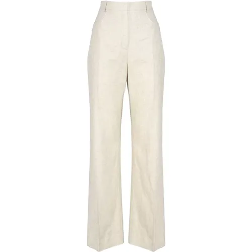 Wool Trousers with Pockets , female, Sizes: M - Jacquemus - Modalova
