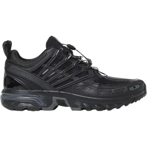 Schwarze ACS Pro Sneakers Stoff Gummi , Herren, Größe: 40 1/2 EU - Salomon - Modalova