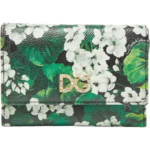 Pre-owned Leather wallets , female, Sizes: ONE SIZE - Dolce & Gabbana Pre-owned - Modalova