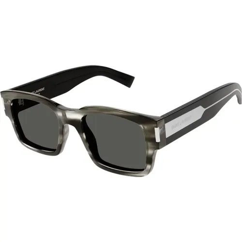 New Wave Large Sonnenbrille , Herren, Größe: 53 MM - Saint Laurent - Modalova