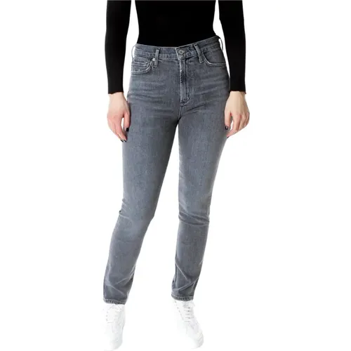 Olivia Zip Slim Fit Haigh Waist Jeans , Damen, Größe: W28 - Citizens of Humanity - Modalova