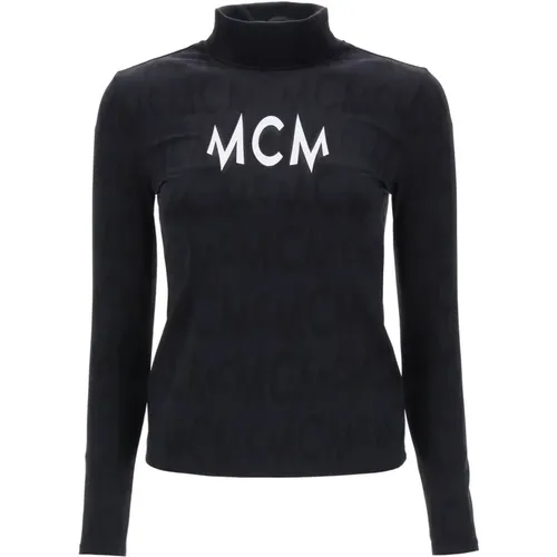 Sweatshirt T-Shirt , Damen, Größe: M - MCM - Modalova