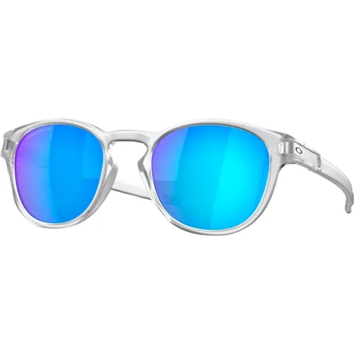 Matte Crystal Sunglasses with Prizm Sapphire , male, Sizes: 53 MM - Oakley - Modalova