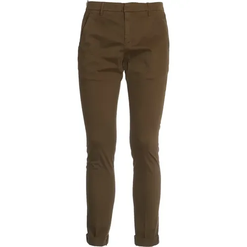 Slim Moss Trousers Aw24 , male, Sizes: W31, W38, W34, W36, W29, W35, W33, W32 - Dondup - Modalova