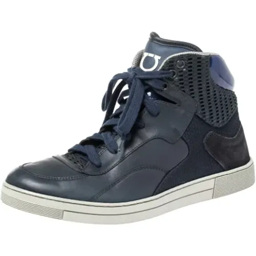 Pre-owned Leather sneakers , female, Sizes: 8 UK - Salvatore Ferragamo Pre-owned - Modalova