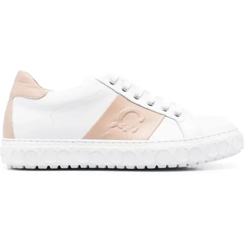 Leather Casual Trainers Sneakers , female, Sizes: 6 UK, 6 1/2 UK - Casadei - Modalova