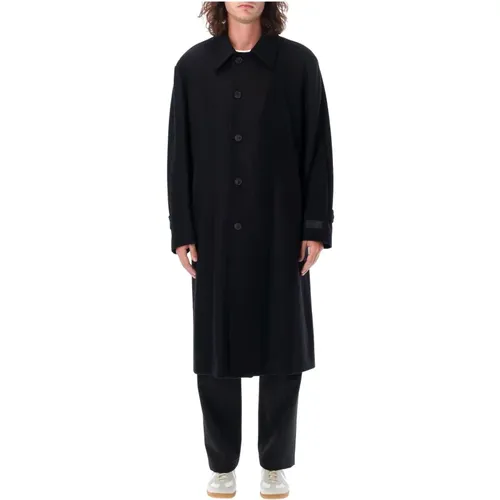 Wool Blend Long Coat , male, Sizes: M - MM6 Maison Margiela - Modalova