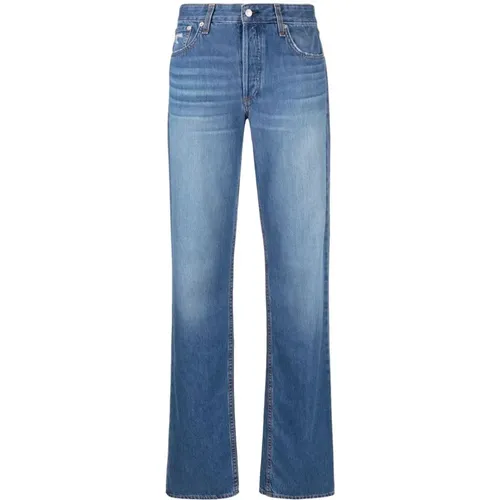 Blaue Straight Jeans für Frauen - Rag & Bone - Modalova