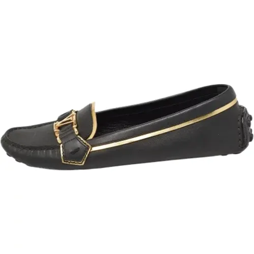 Pre-owned Leather flats , female, Sizes: 3 1/2 UK - Louis Vuitton Vintage - Modalova