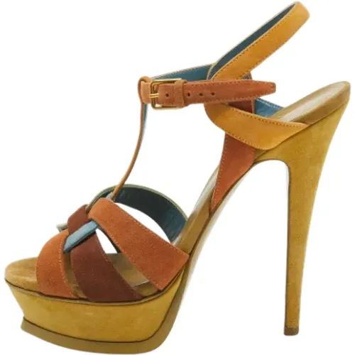 Pre-owned Wildleder sandals - Yves Saint Laurent Vintage - Modalova