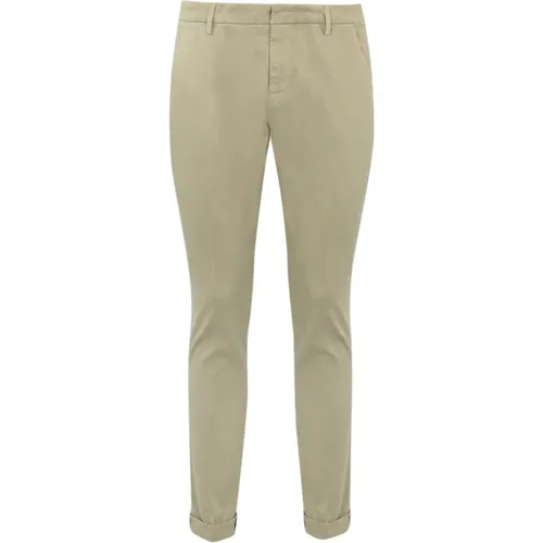 Slim Fit Hose aus Stretch-Baumwolle , Herren, Größe: W31 - Dondup - Modalova