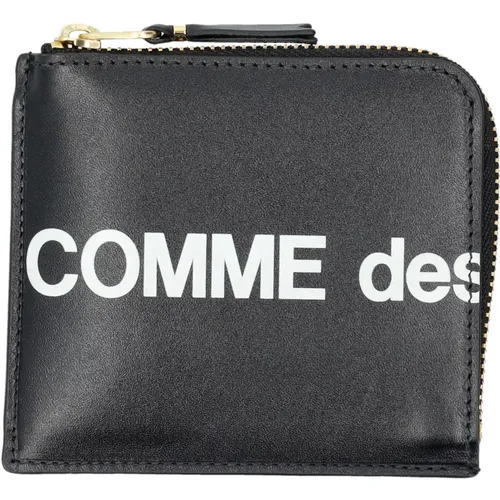 Leather Logo Wallet , male, Sizes: ONE SIZE - Comme des Garçons - Modalova
