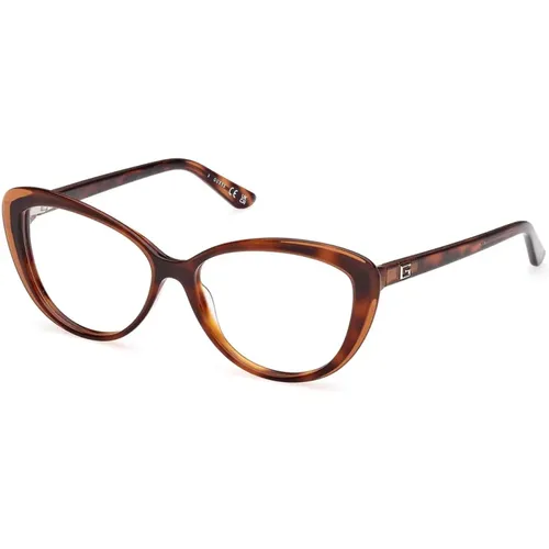 Cat-Eye Glasses , female, Sizes: 55 MM - Guess - Modalova