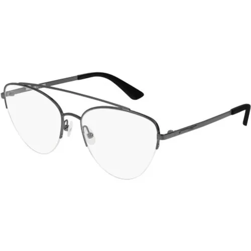 Mcq - Mq0165O - 001 Ruthenium Sunglasses , unisex, Sizes: 55 MM - alexander mcqueen - Modalova