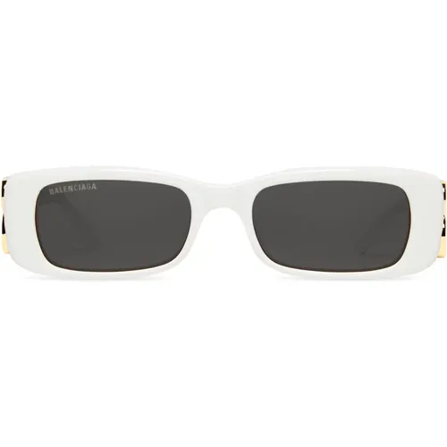 Vintage-inspirierte Rechteckige Sonnenbrille , Damen, Größe: ONE Size - Balenciaga - Modalova