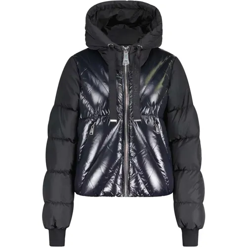 Reversible Matt & Glossy Jacket , female, Sizes: M, XS/S - Khrisjoy - Modalova