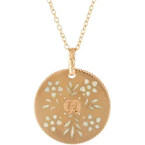 Pre-owned Rose Gold necklaces , female, Sizes: ONE SIZE - Gucci Vintage - Modalova