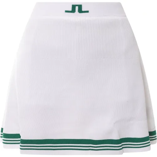 Flared Skirt with Logo Details , female, Sizes: M, S - J.LINDEBERG - Modalova