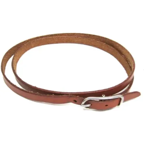 Pre-owned Leather bracelets , female, Sizes: ONE SIZE - Hermès Vintage - Modalova