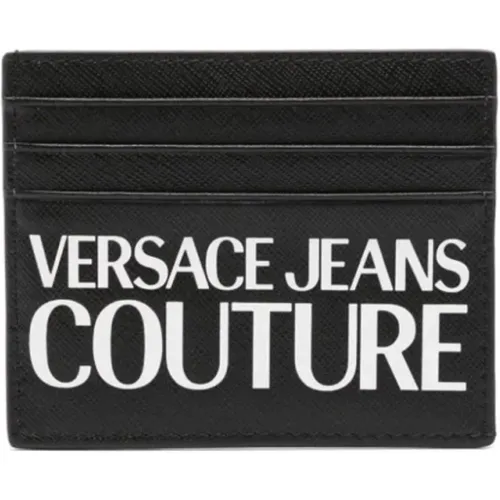 Schwarze Geldbörsen - Stilvolles Design , Herren, Größe: ONE Size - Versace Jeans Couture - Modalova