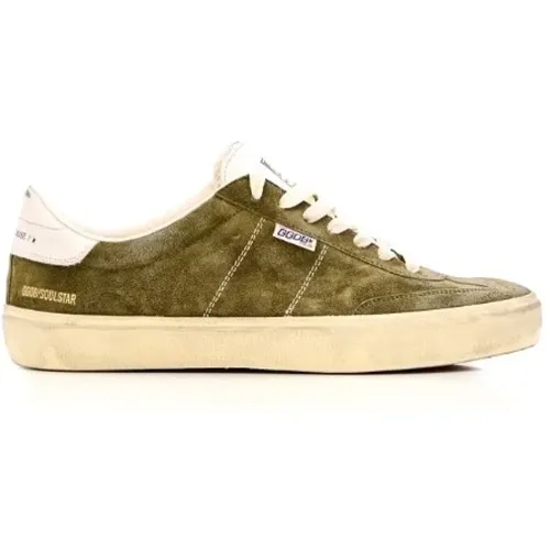 Soul-Star Suede Sneakers , male, Sizes: 11 UK, 6 UK, 7 UK, 8 UK, 9 UK - Golden Goose - Modalova