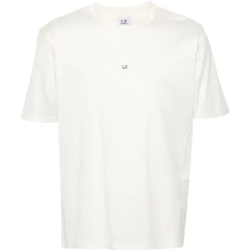 Mens Clothing T-Shirts Polos 103 Ss24 , male, Sizes: L, S, XL, M - C.P. Company - Modalova