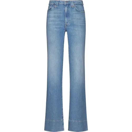 Blaue Moderne Dojo Jeans , Damen, Größe: W31 - 7 For All Mankind - Modalova