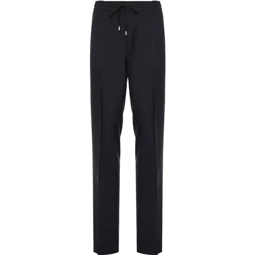 Luxurious Wool/Silk/Cashmere Drawstring Pants , male, Sizes: M, L - Lardini - Modalova