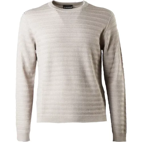 Round Neck Knitwear , male, Sizes: 3XL - Emporio Armani - Modalova