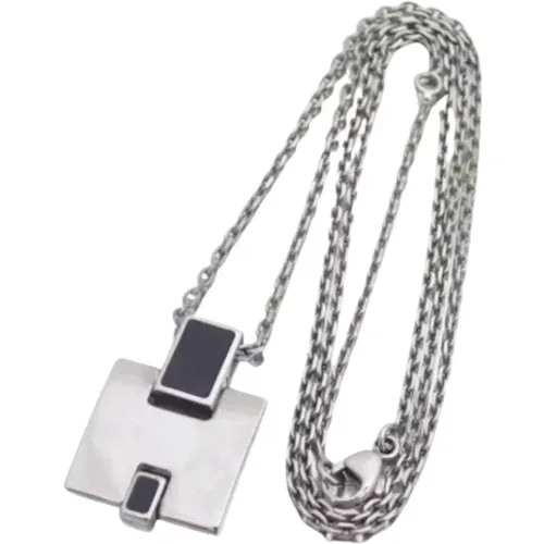 Pre-owned Metal Hermes Necklace , female, Sizes: ONE SIZE - Hermès Vintage - Modalova