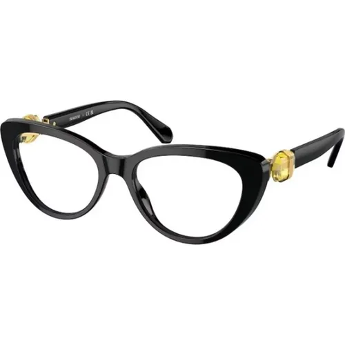 Stilvolle Schwarze Brille Swarovski - Swarovski - Modalova