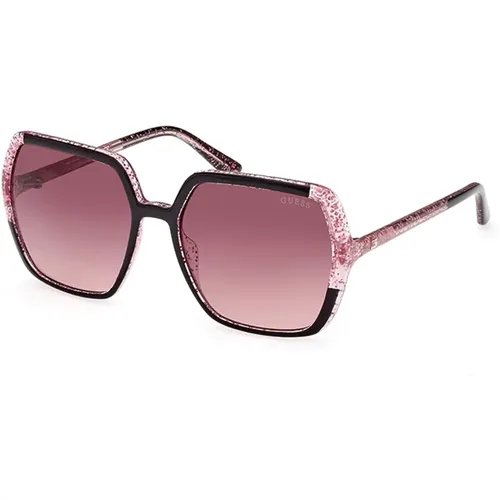 Stylish Sunglasses with Bordeaux Gradient Lens , female, Sizes: 56 MM - Guess - Modalova