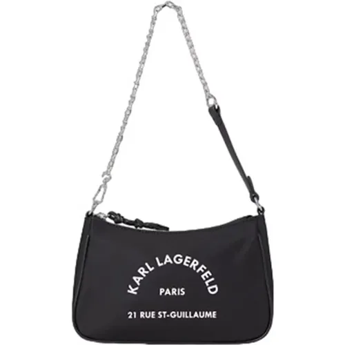 Schwarze Damen-PU-Handtasche - Karl Lagerfeld - Modalova