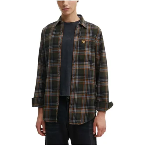 Rustic Lumberjack Long Sleeve Shirt , male, Sizes: M, S, XL - Superdry - Modalova