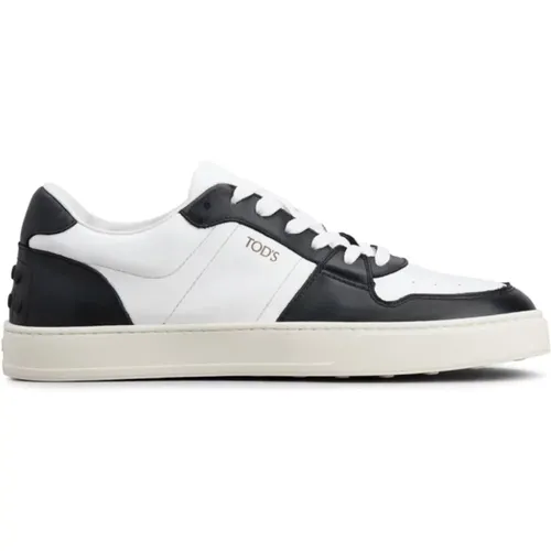 Sneakers Colour-Block Panelled Design , male, Sizes: 7 UK, 6 UK, 5 UK, 10 UK, 7 1/2 UK, 9 UK, 8 1/2 UK, 6 1/2 UK, 8 UK - TOD'S - Modalova