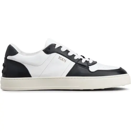 Sneakers Colour-Block Panelled Design , male, Sizes: 7 UK, 6 UK, 5 UK, 10 UK, 7 1/2 UK, 9 UK, 8 1/2 UK, 8 UK - TOD'S - Modalova
