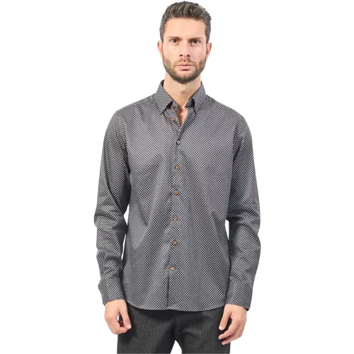 MultiColour Casual Hemd , Herren, Größe: 4XL - Bugatti - Modalova