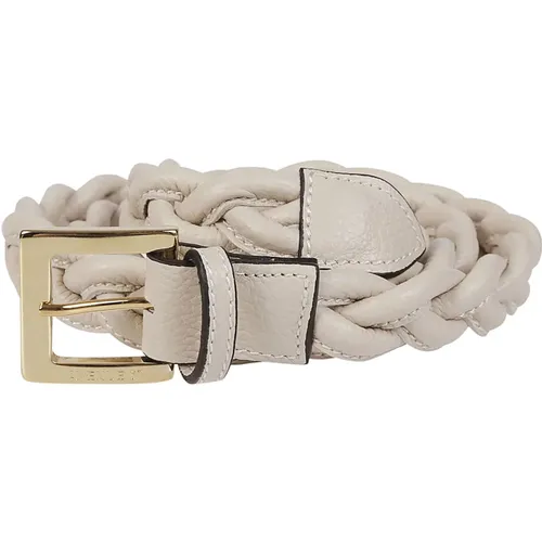 Leather Belt Made in Italy , female, Sizes: ONE SIZE - Avenue 67 - Modalova