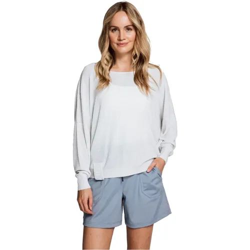 Pullover Weiß , female, Sizes: M/L, XS/S - Zhrill - Modalova