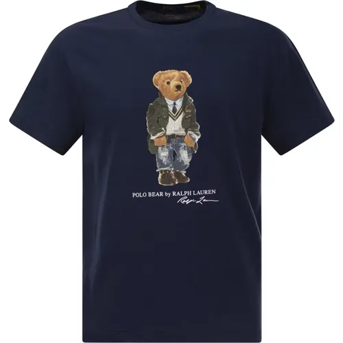 Klassisches Polo Bear T-Shirt , Herren, Größe: M - Ralph Lauren - Modalova