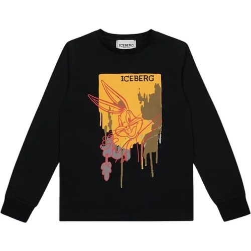 Kids - crewneck sweatshirt with Looney Tunes graphics - Iceberg - Modalova