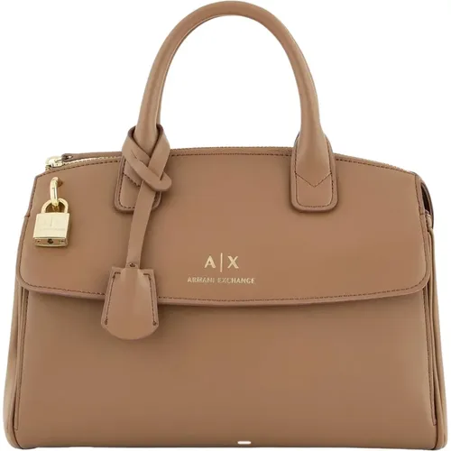 Tote Tasche mit Metall Details - Armani Exchange - Modalova