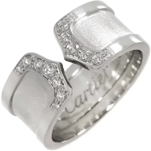 Pre-owned White Gold rings , female, Sizes: ONE SIZE - Cartier Vintage - Modalova