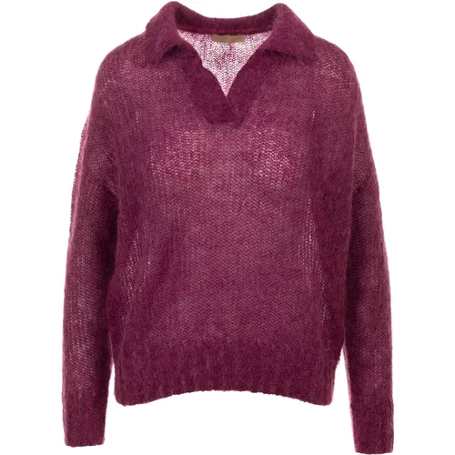 Roter Pullover Conrad Stil , Damen, Größe: XS - Momoni - Modalova