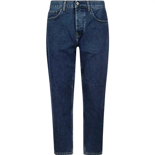 Klassische Blaue Straight Leg Jeans , Herren, Größe: W33 - Carhartt WIP - Modalova