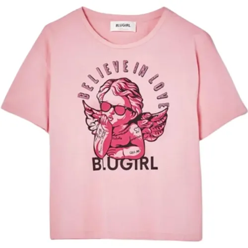 Casual T-Shirt , female, Sizes: M, XS, S - Blugirl - Modalova