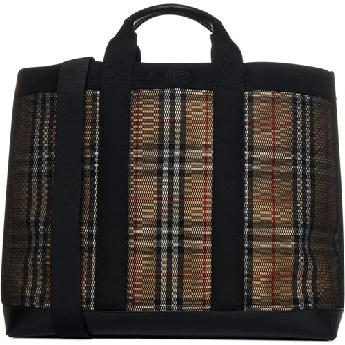 Timeless Open Top Handbag , unisex, Sizes: ONE SIZE - Burberry - Modalova