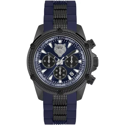 Hurricane Chrono Watch , male, Sizes: ONE SIZE - Plein Sport - Modalova