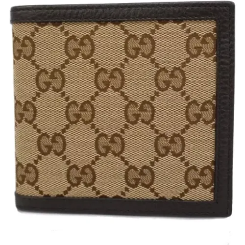 Pre-owned Canvas wallets , male, Sizes: ONE SIZE - Gucci Vintage - Modalova