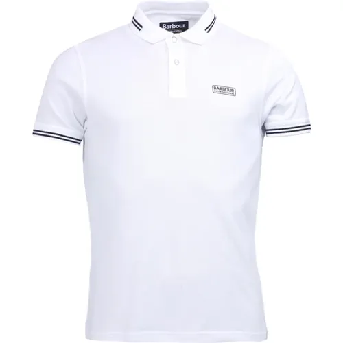 Polo-Shirt aus Baumwoll-Jersey mit Kontrast-Finish , Herren, Größe: L - Barbour - Modalova
